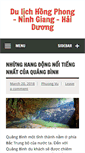 Mobile Screenshot of dulichhongphong.com