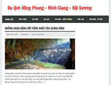 Tablet Screenshot of dulichhongphong.com